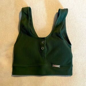 Snap seamless sports bra